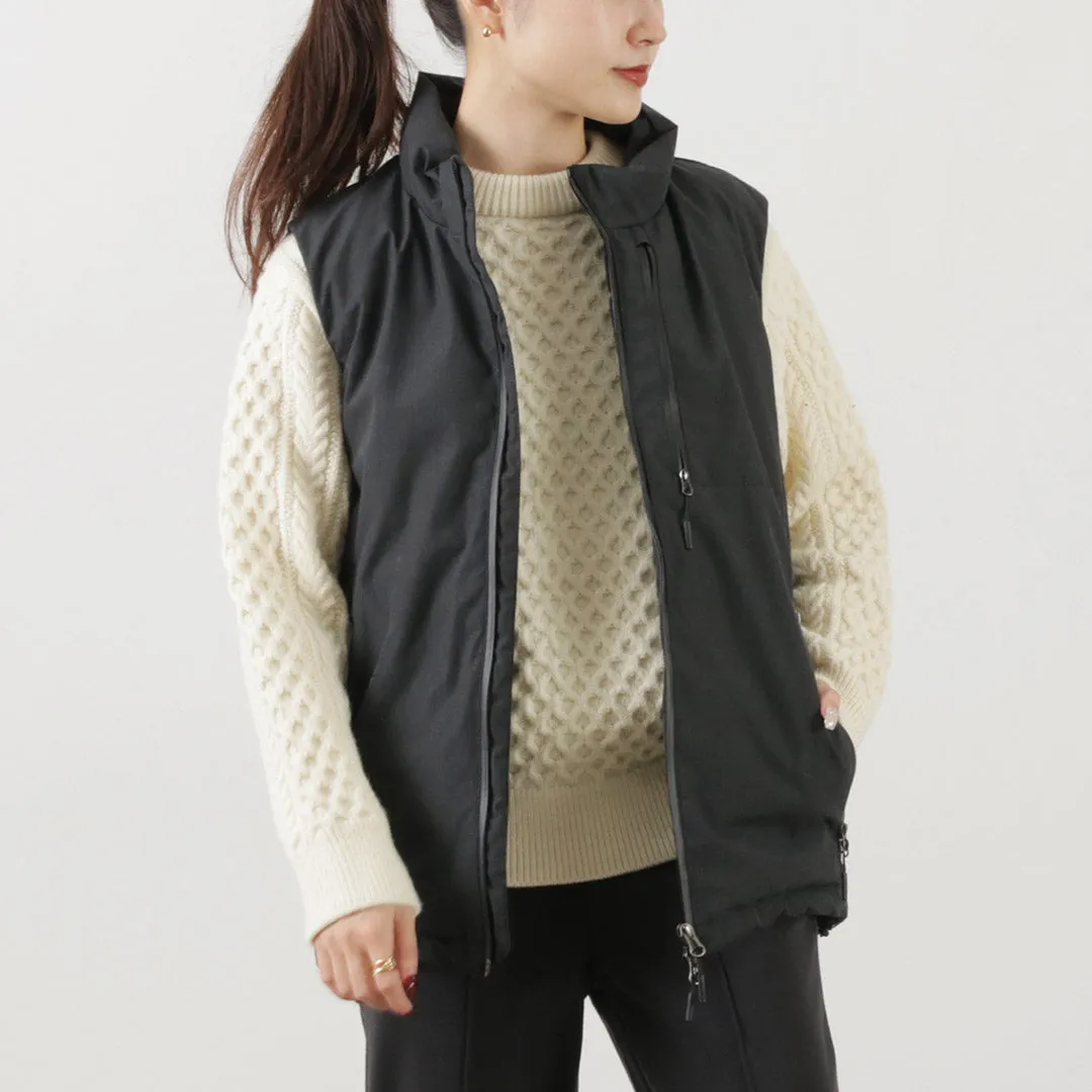 Attractive Appearance NANGA / HINOC Stand-up Collar Down Vest