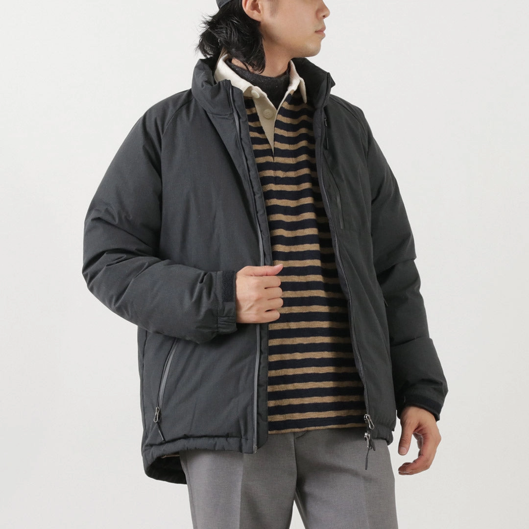 NANGA / HINOC Stand Collor Down Jacket Kangaroo Pocket ErgonomicFit