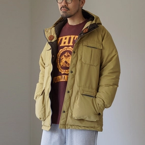 NANGA / SIERRA DESIGNS Collaboration Cordura 60/40 770FP Down Mountain Parka Layered Insulation Airflow Ventilation System