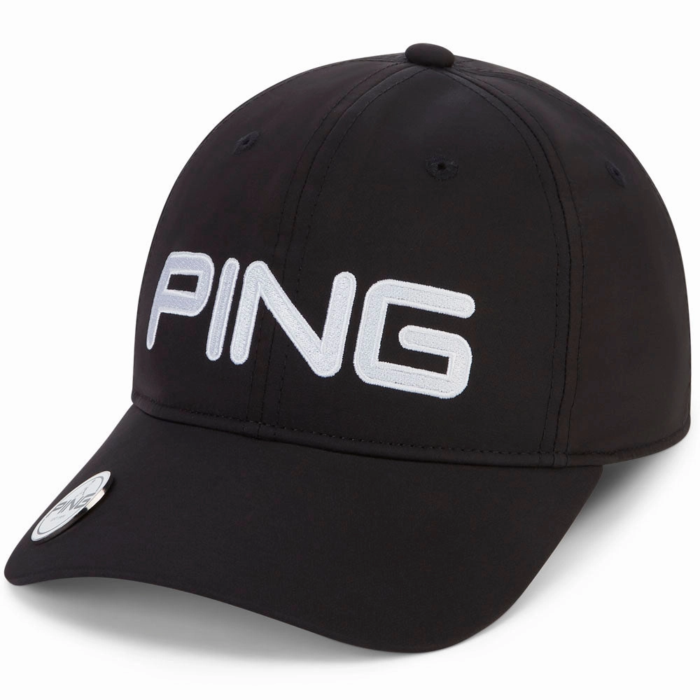 Summer Ready Ping Ball Marker Cap - Black