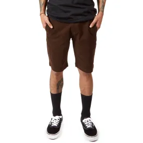CCS Stretch Chino Shorts - Chocolate Fashion Fit