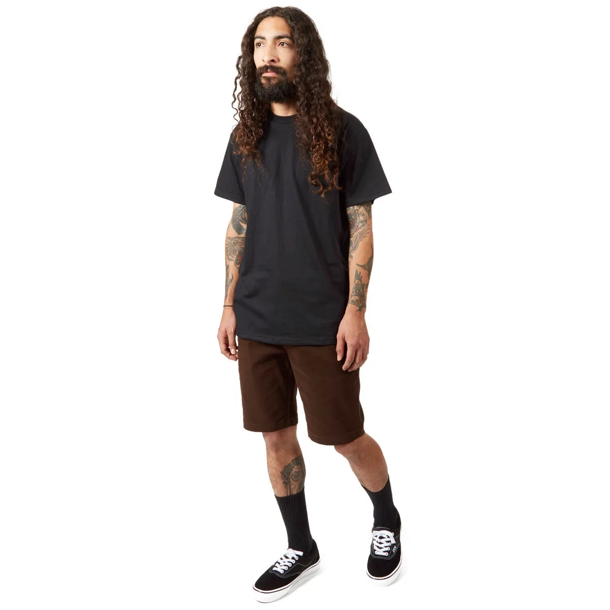 Comfortable Style Outdoor Layer CCS Stretch Chino Shorts - Chocolate