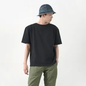 GLACON / Solid colour Boat neck Big shirt Low Profile Silhouette Perfect Comfort Wear