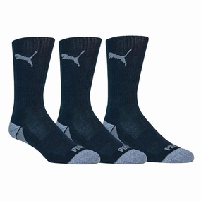 Puma Pounce 2.0 Crew Socks (3 Pack) - Black mule brogues