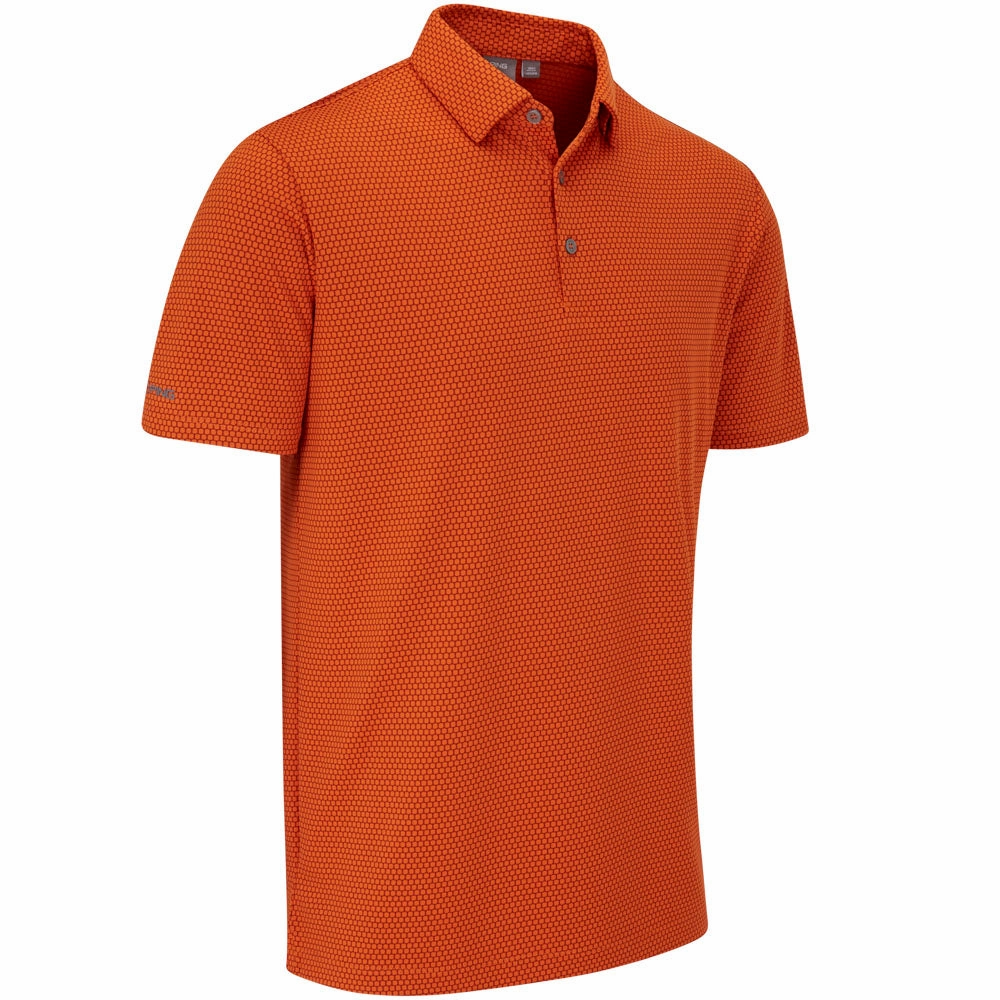 Stylish Design HeatResistantMaterial Ping Halcyon Polo Shirt - Russet Multi