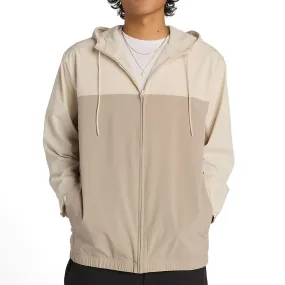 New Balance Numeric Woven Full Zip Jacket - Arid Stone Breathable Lining Design