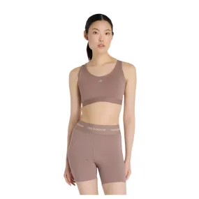 New Balance Women's Essential Run Bra in Earth Shadow AW25 Underwear Dance studio students
