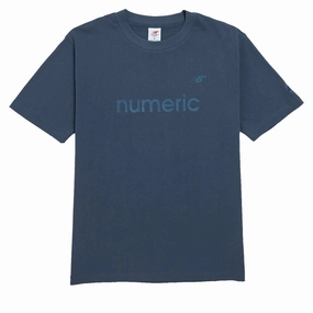 New Balance Numeric Cotton T-Shirt - Blue Cozy Layer