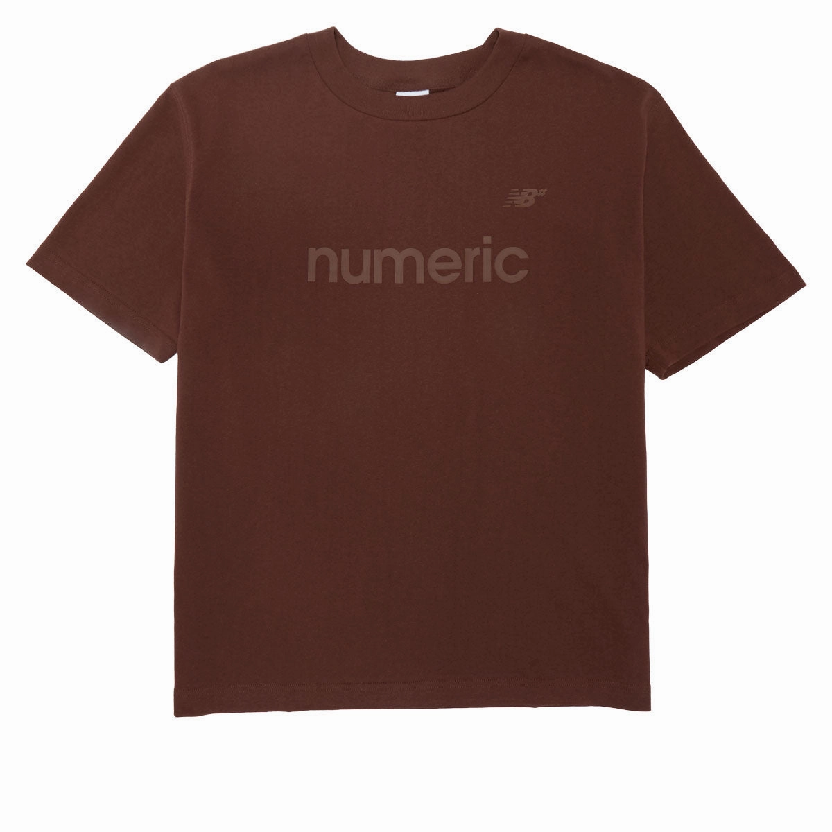 New Balance Numeric Cotton T-Shirt - Rich Oak Breathable touch