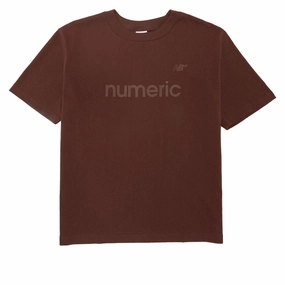 New Balance Numeric Cotton T-Shirt - Rich Oak Breathable touch