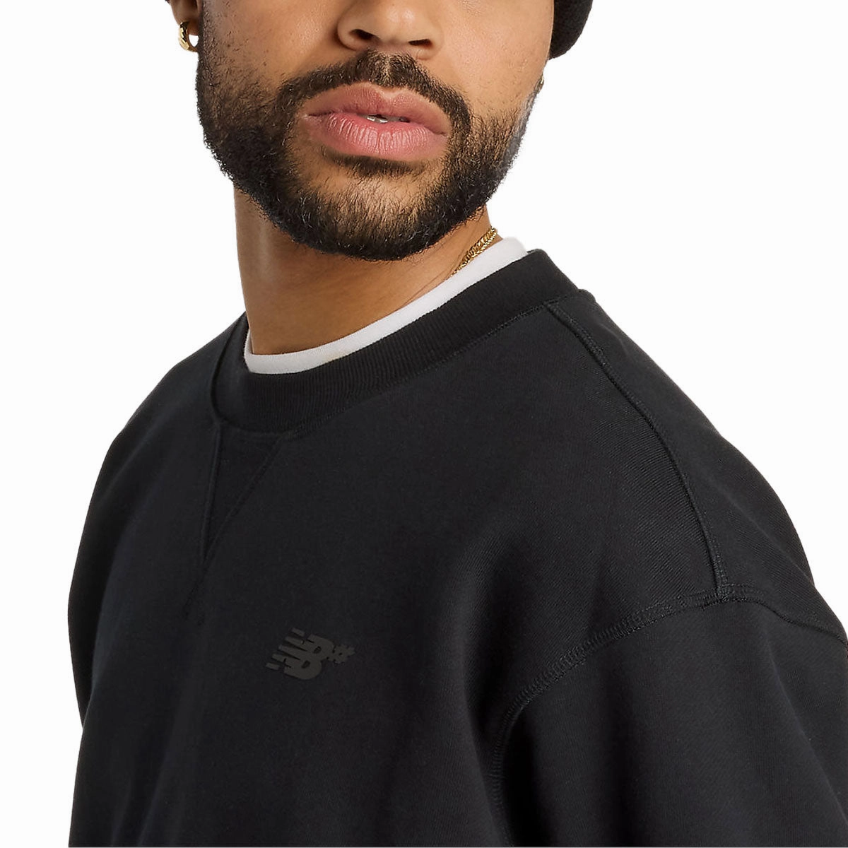 Chipmunk like Muskrat like New Balance Numeric French Terry Sweatshirt - Black