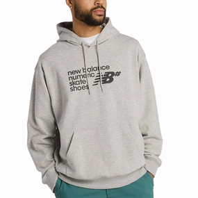 Road Trip Outdoor Energy New Balance Numeric Logo Hoodie - Athletic Grey