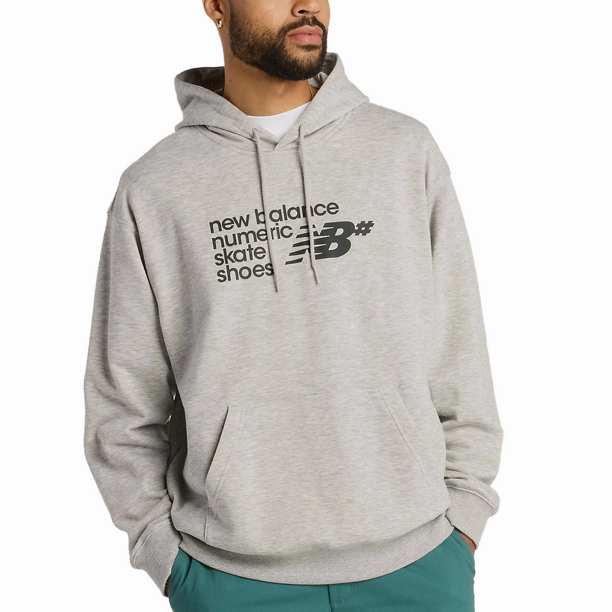 Road Trip Outdoor Energy New Balance Numeric Logo Hoodie - Athletic Grey
