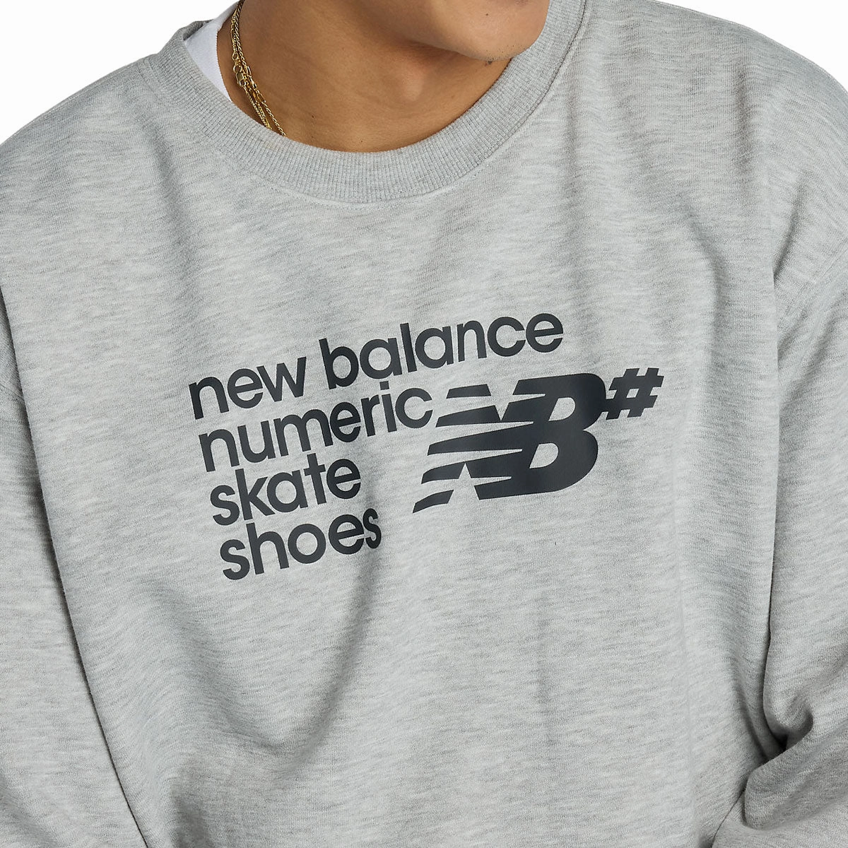 Winter Day New Balance Numeric Logo Sweatshirt - Athletic Grey