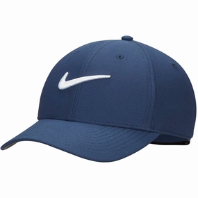 Weekend Outfit Nike Dri-FIT Club Structured Swoosh Cap - Midnight Navy/White