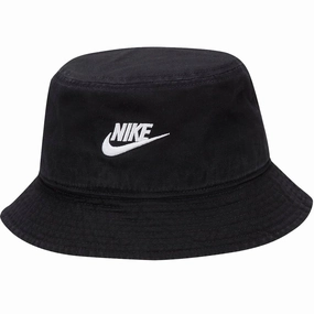 Nike Apex Futura Washed Bucket Hat - Black/White Cozy Choice