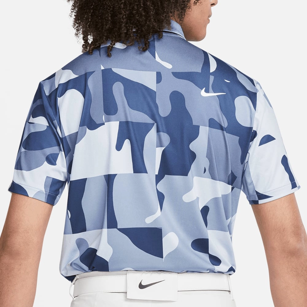 Nike Dri-FIT ADV Tour Camo Polo Shirt - Blue Whisper/White Weekend Ready Elegant and Relaxed