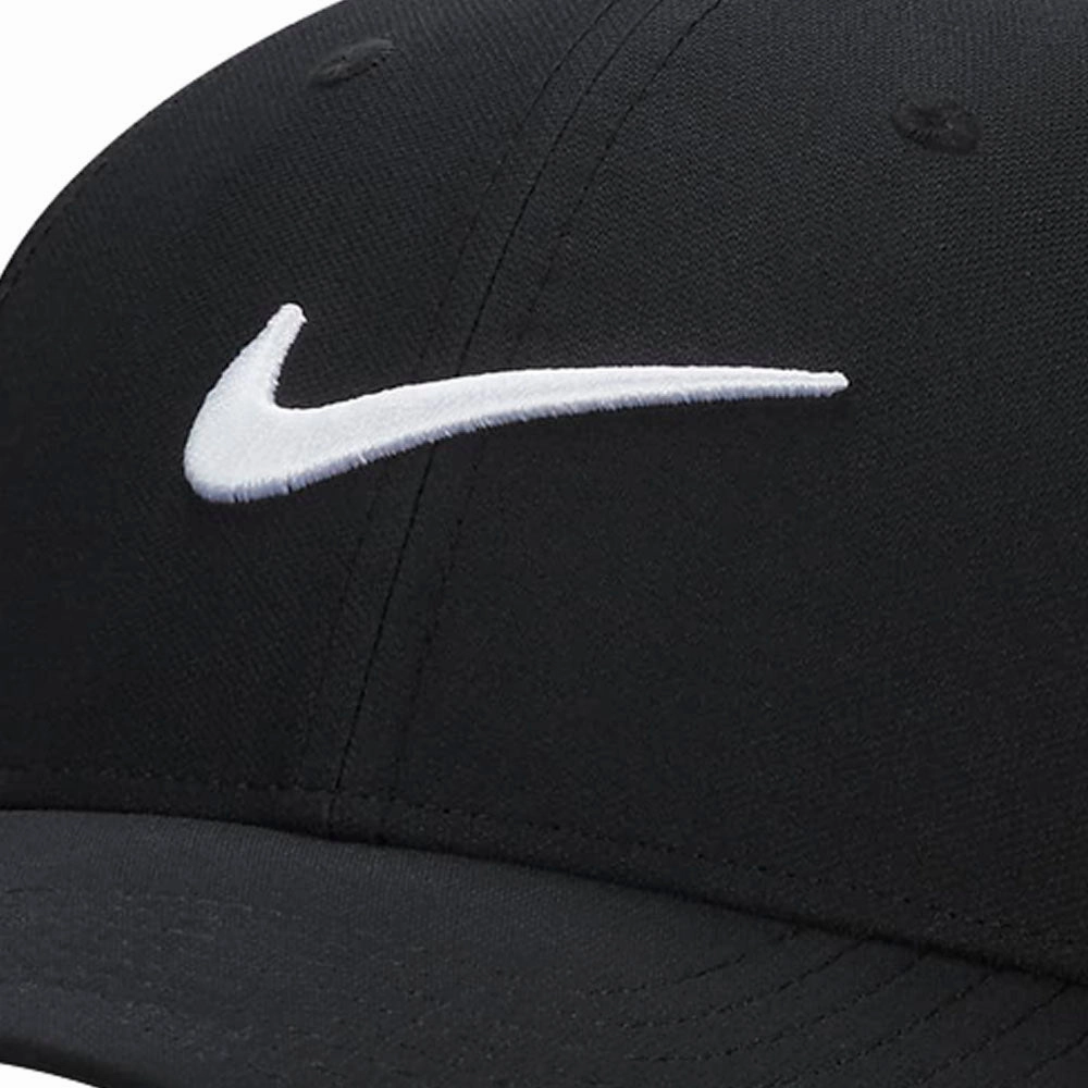 Seasonal Layering Pastel Shade Nike Dri-FIT Club Structured Swoosh Cap - Black/White