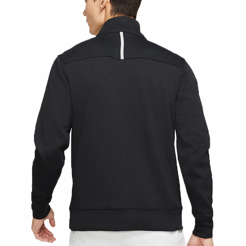 Nike Dri-FIT Mens Players Half Zip Pullover Top - Black product yoga friendly flexibility