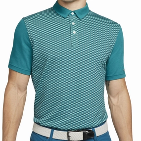 Nike Dri-FIT Player Polo Shirt - Bright Spruce/Brushed Silver StretchFabric Weekend Outfit
