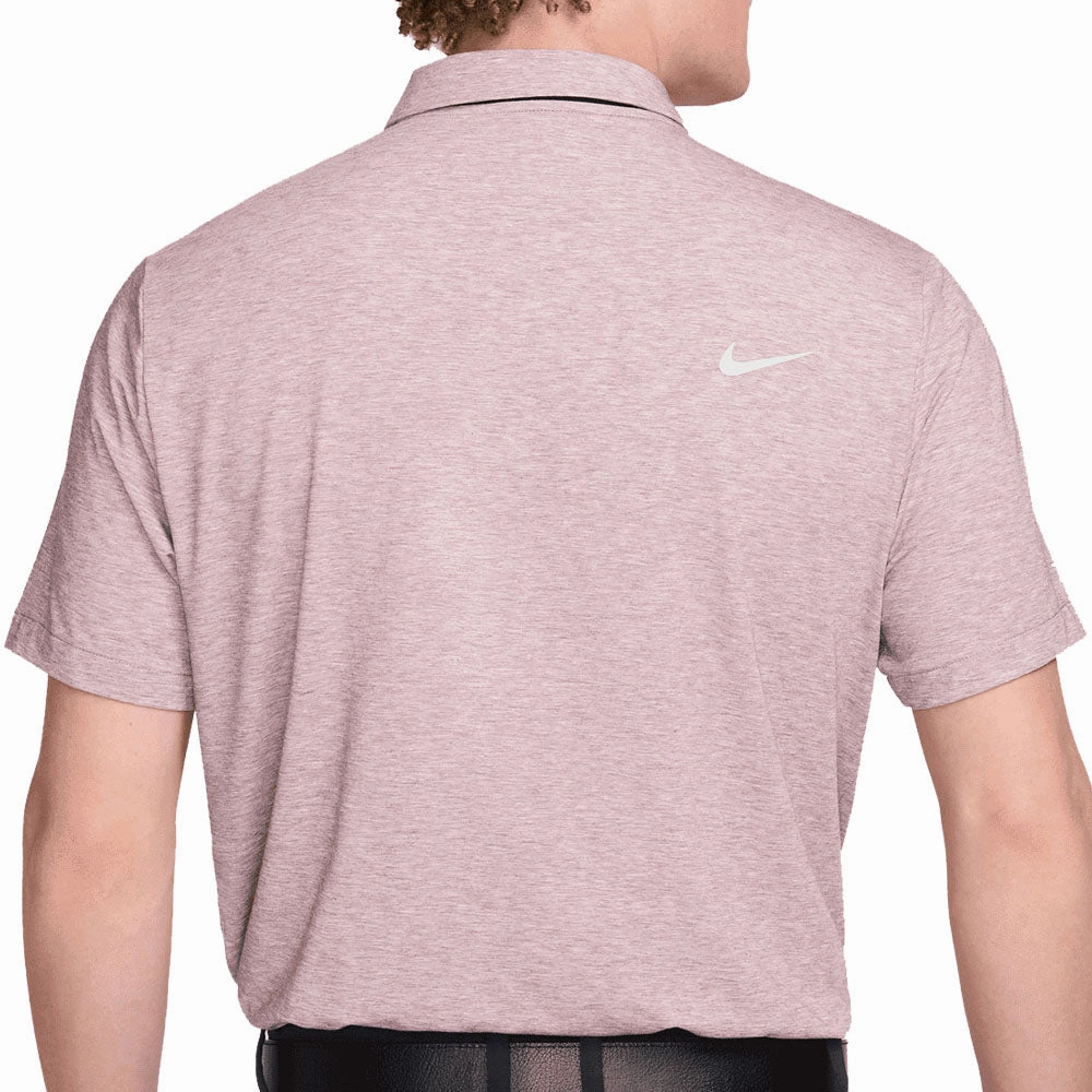 Easygoing Wear Modern Casual Nike Dri-FIT Tour Polo Shirt - Burgundy Crush/White
