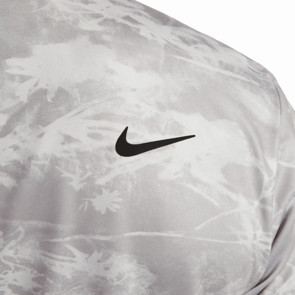 Nike Dri-FIT Tour Solar Floral Polo Shirt - Platinum Tint/Black Urban Fashion spandex blend
