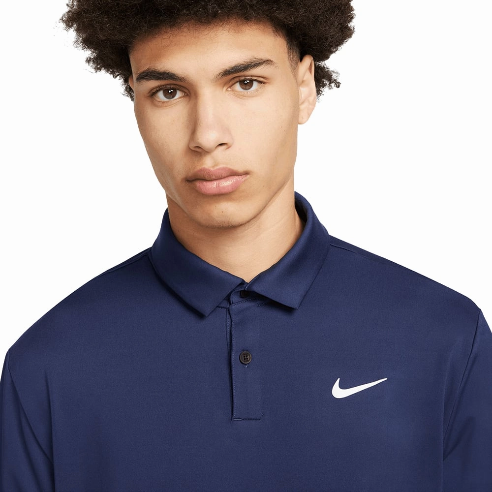 Nike Dri-FIT Tour Solid Polo Shirt - Midnight Navy/White Everyday Outfit Quality Layer