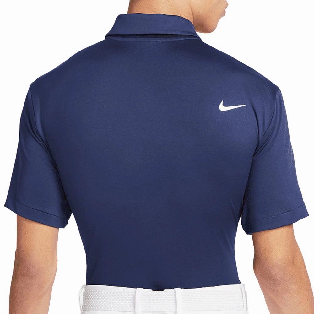 Nike Dri-FIT Tour Solid Polo Shirt - Midnight Navy/White Sleeveless freedom