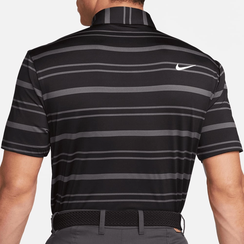 Nike Dri-FIT Tour Stripe Polo Shirt - Black/Anthracite/White Comfy Pieces