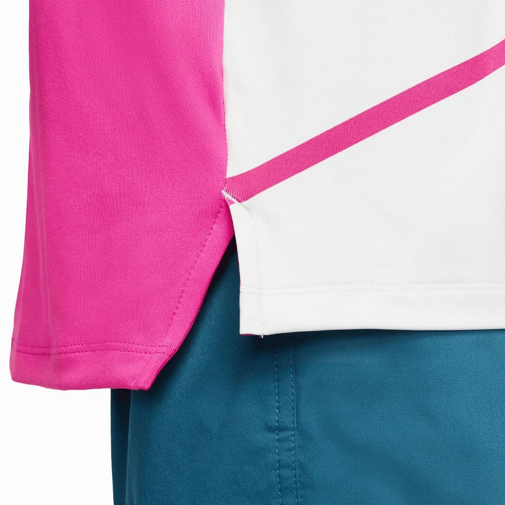 Timeless Wear Scoop neck Nike Dri-FIT Vapor Polo Shirt - Active Pink/Black