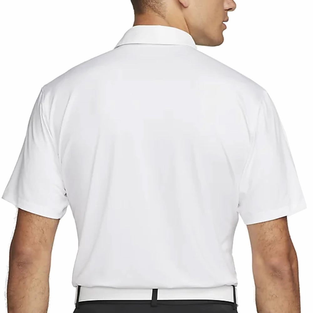 Nike Dri-FIT Vapor Print Polo Shirt - White/Black Easy Style