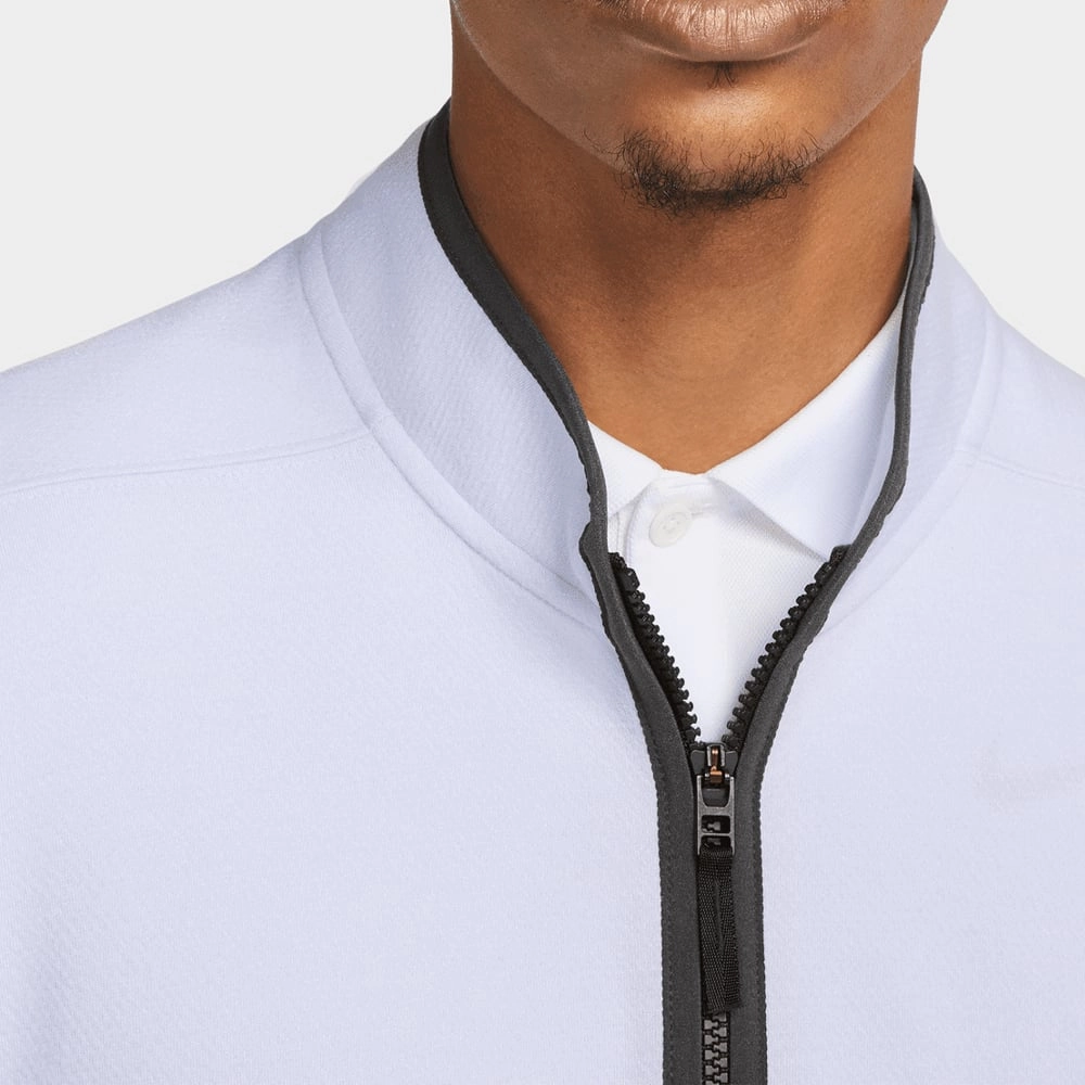 Unisex Appeal Nike Dri-FIT Victory 1/2 Zip Pullover - Oxygen Purple/Dark Smoke Grey/White