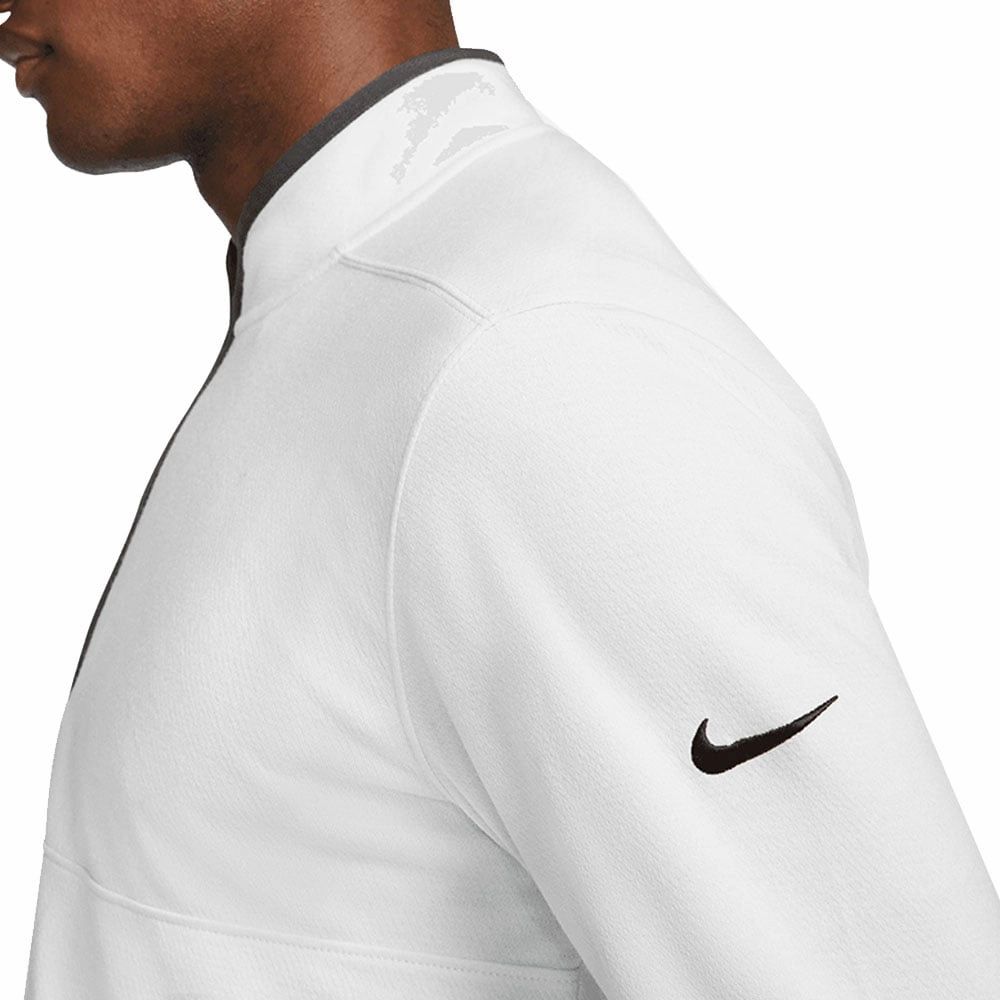 Nike Dri-FIT Victory 1/2 Zip Pullover - Photon Dust/Dark Smoke Grey/Black Fitted Cut