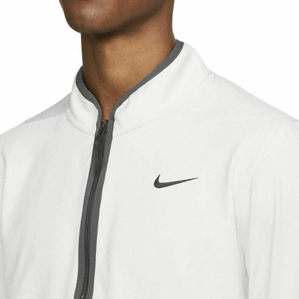 Classic Wear Street Casual Nike Dri-FIT Victory 1/2 Zip Pullover - Photon Dust/Pure/Dark Smoke Grey/Black