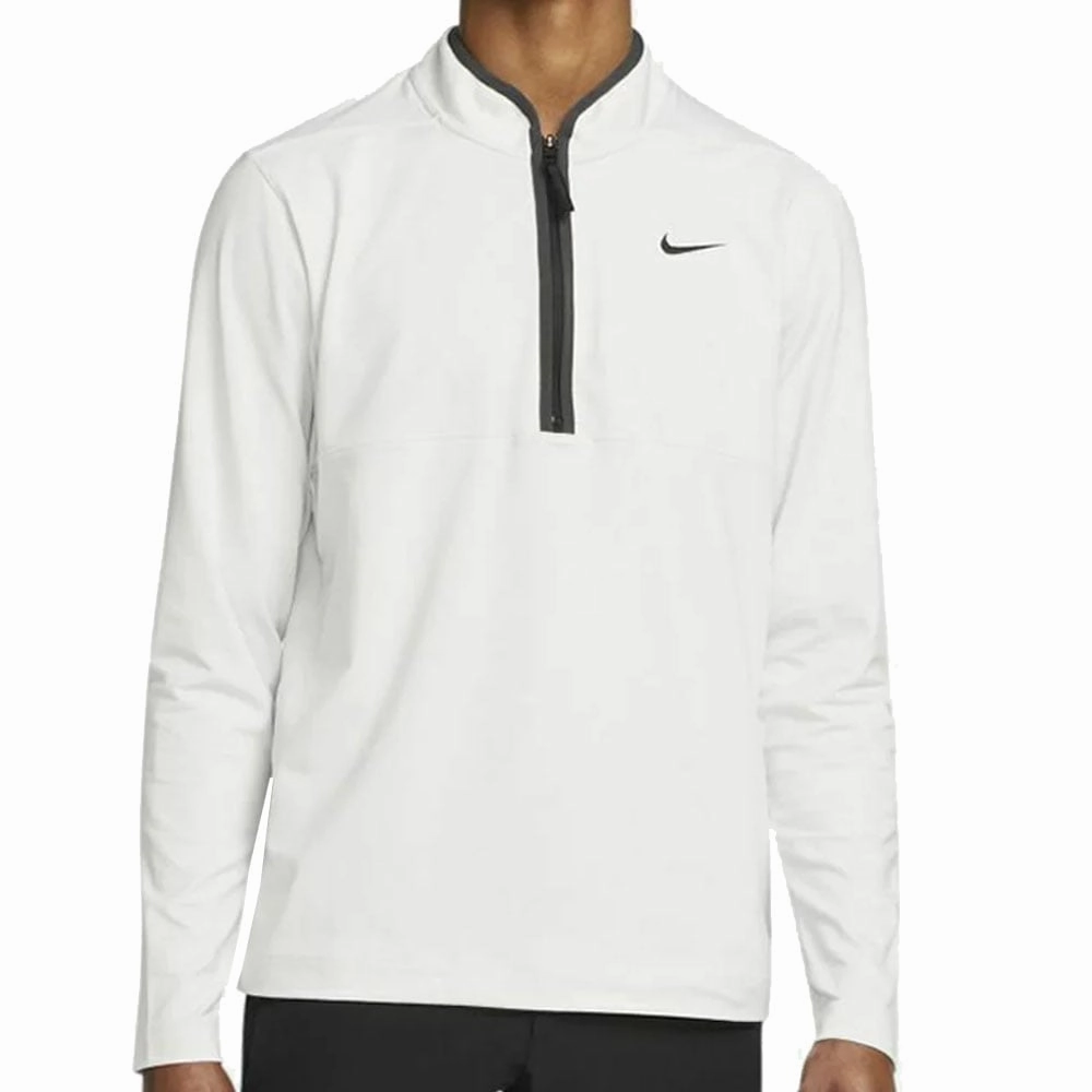 solo wear Shrink resistant Nike Dri-FIT Victory 1/2 Zip Pullover - Photon Dust/Pure/Dark Smoke Grey/Black