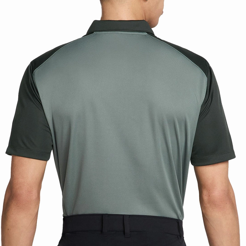 Chill Vibe Nike Dri-Fit Victory  Polo Shirt - Clay Green/Night Forest/White