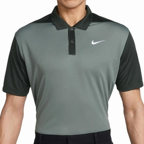 Nike Dri-Fit Victory  Polo Shirt - Clay Green/Night Forest/White Informal charm Breathable Look