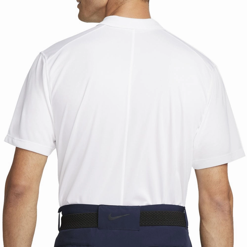 Travel Friendly Nike Dri-FIT Victory Polo Shirt - White/Light Smoke Grey/Black