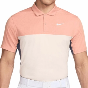 Nike Dri-FIT Victory  Solid Polo Block - Light Madder Root/Light Carbon/White Chilly Style