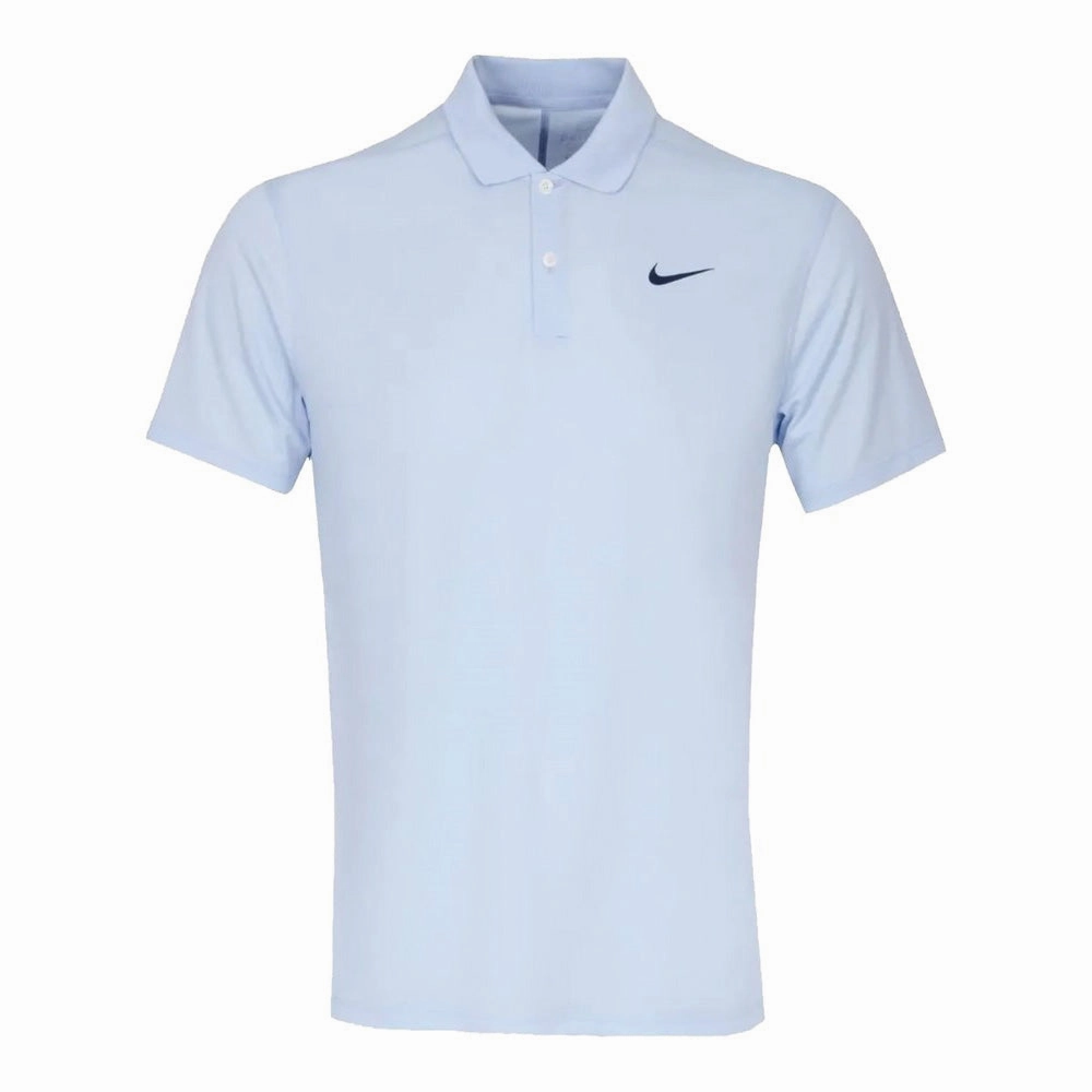 Active Trend Look Travel Ready Nike Dri-Fit Victory Solid Polo Shirt - Hydrogen Blue/Obsidian