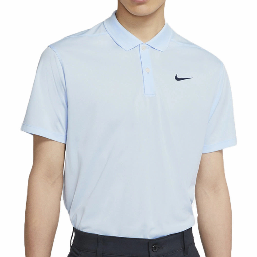 Quick Wear Weekend Comfort Wear Nike Dri-Fit Victory Solid Polo Shirt - Hydrogen Blue/Obsidian
