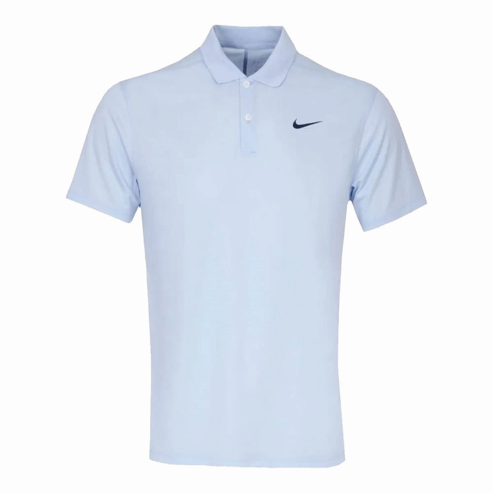 Flexible Neckband Fashionable Piece Nike Dri-Fit Victory Solid Polo Shirt - Hydrogen Blue/Obsidian