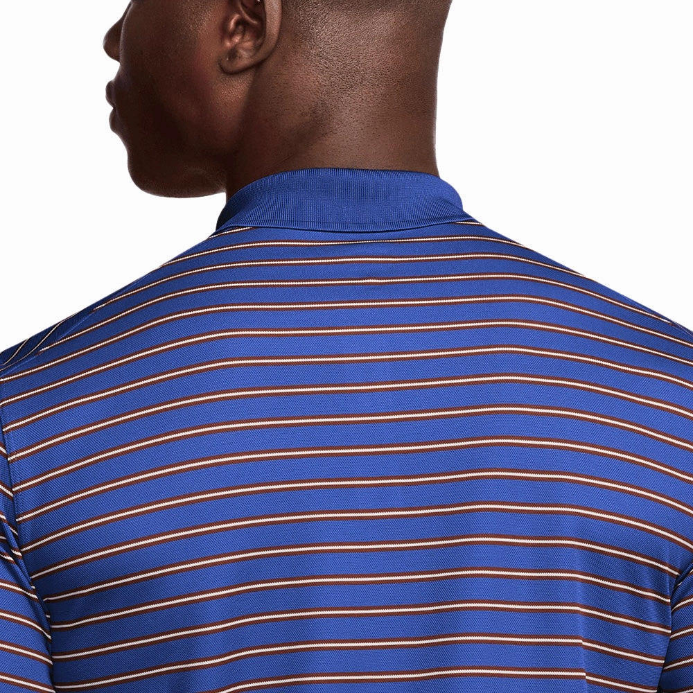 Nike Dri-FIT Victory Stripe Polo Shirt - Astronomy Blue/Mars Stone/Black Casual Wear Value for Money