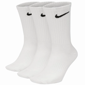 Nike Everday Lightweight Training Socks (3 Pack) - White/Black Swimming - related Tundra