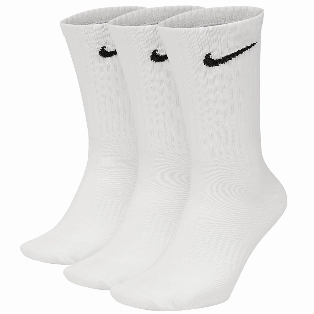 Nike Everday Lightweight Training Socks (3 Pack) - White/Black Swimming - related Tundra