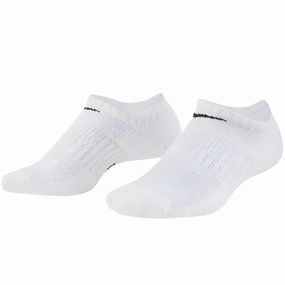 Nike Everyday Cushioned No-Show Socks (3 Pairs) - White/Black Shambhala