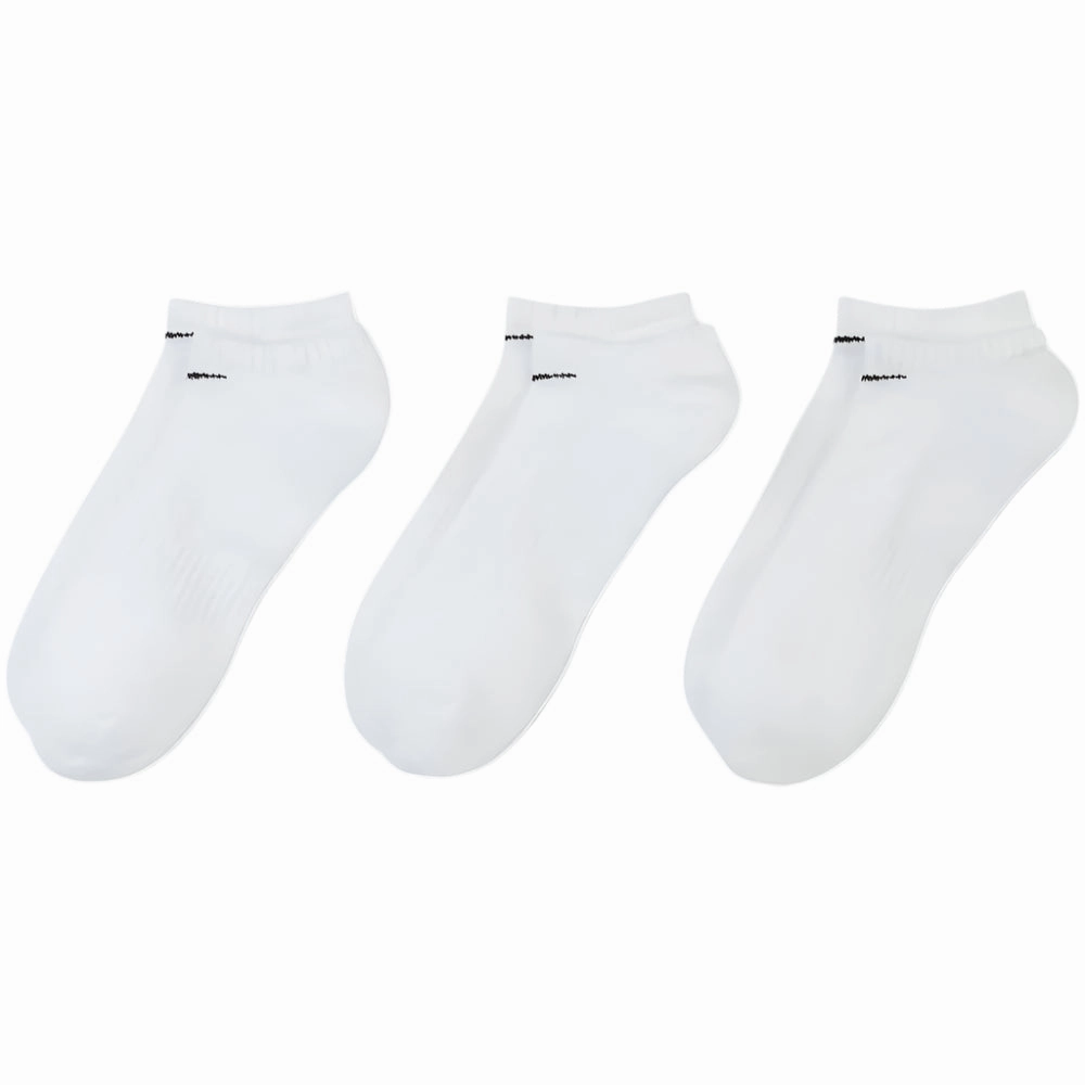 Style - conscious Nike Everyday Cushioned No-Show Socks (3 Pairs) - White/Black