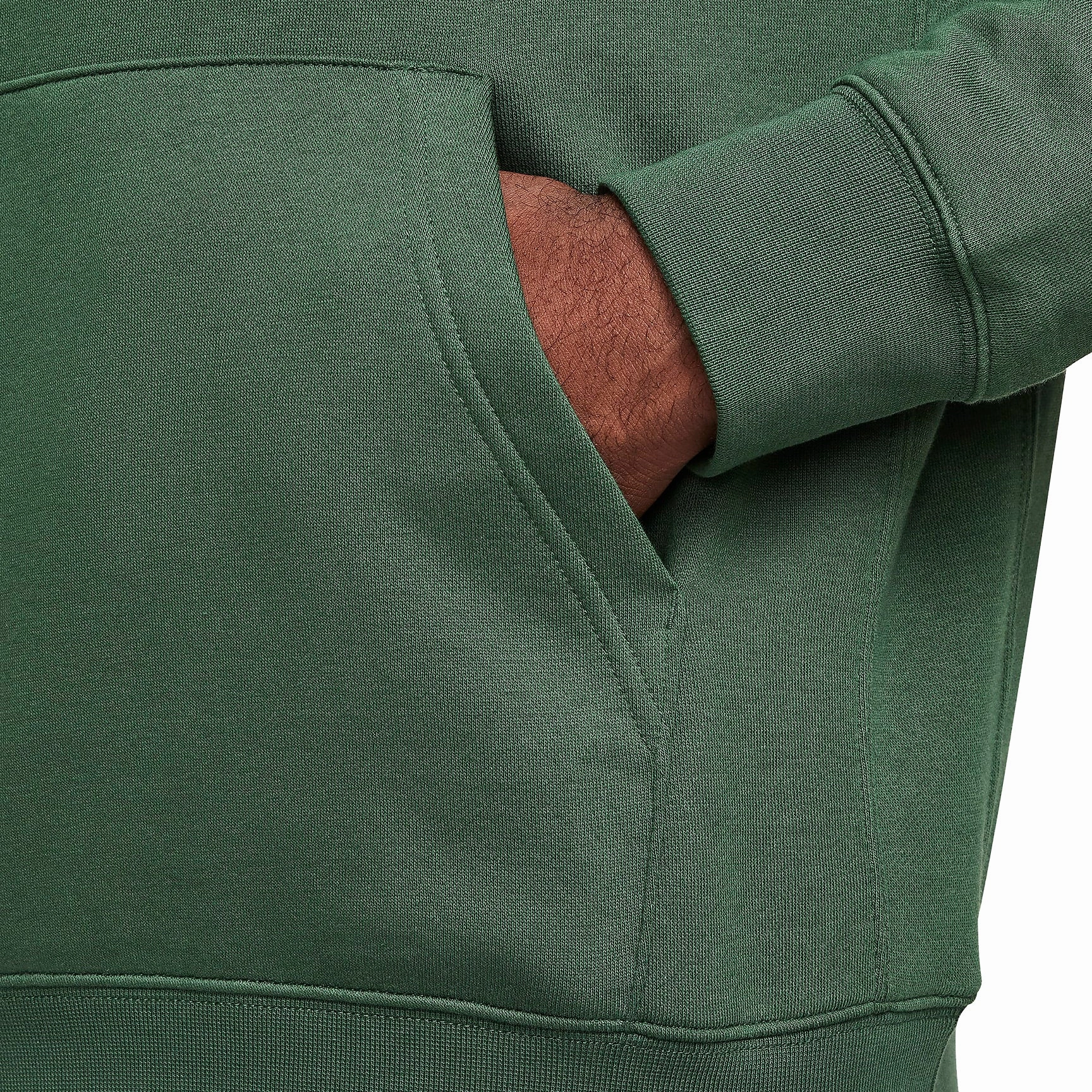 product label information goes with high heels Nike Sportswear Club Fleece Hoodie - Fir/Fir/White