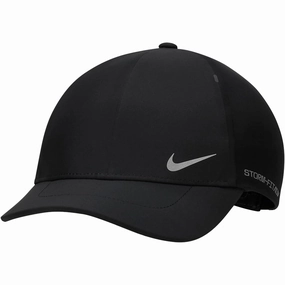 Nike Storm-FIT ADV Club Waterproof Cap - Black/Reflective Silver Sun blocker