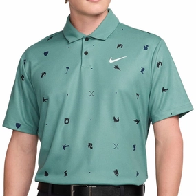 Chill Style Timeless Look Wear Nike Tour Dri-FIT Polo Shirt - Bicoastal/White